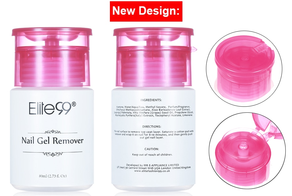 Elite99 High Quality 80ml Clean Nail Gel Remover Art Tools Nail Polish Remover Sticky Liquid use with Nail Tin foil Nail Brush Elite99 High Quality 80ml Clean Nail Gel Remover Art Tools Nail Polish Remover Sticky Liquid use with Nail Tin foil Nail Brush