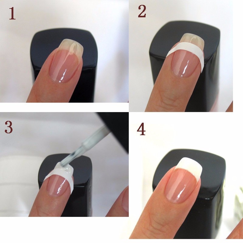 Elite99 DIY French Nails Tips Guides Sticker Style Form Manicure Gel UV Set Nail Decoration