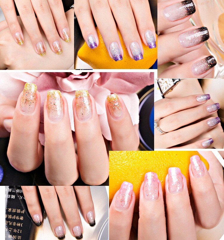 12&24 Colors Nail Fashion Glitter Powder Sticker Nail Art Decoration Dip Powder Gem Gel Nail Polish Holographic Powder For Nails 12&24 Colors Nail Fashion Glitter Powder Sticker Nail Art Decoration Dip Powder Gem Gel Nail Polish Holographic Powder For Nails
